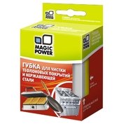Губка для чистки тефлоновых покрытий и нержавеющей стали Magic Power MP-509 фото Губка для чистки тефлоновых покрытий и нержавеющей стали Magic Power MP-509 фото