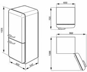 Холодильник Смег FAB32RPN1 фото 3 Холодильник Smeg FAB32RPN1 фото 3
