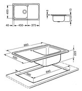 Мойка Смег LGM861S фото 2 Мойка Smeg LGM861S фото 2