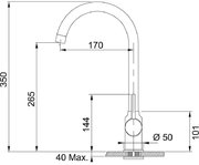 Смеситель Франке Pola Neo оникс фото 4 Смеситель Franke Pola Neo оникс фото 4