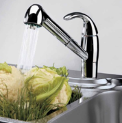 Смеситель Franke 800 хром/бежевый фото 2