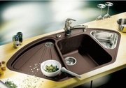Мойка Бланко Delta-F темная скала фото 3 Мойка Blanco Delta-F темная скала фото 3