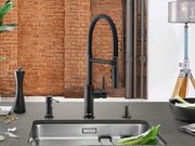 Дозатор для жидкого мыла Blanco Lato 525789 черный матовый фото 4