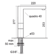 Смеситель Фулгор Милано FT 450 X фото 2 Смеситель Fulgor Milano FT 450 X фото 2