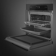 Духовой шкаф с функцией СВЧ Smeg SO6202M2B фото 4