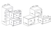 Компактный духовой шкаф с СВЧ Smeg SF4750MCAO фото 2