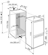 Встраиваемый холодильник Либхер ICNd 5173 Peak фото 3 Встраиваемый холодильник Liebherr ICNd 5173 Peak фото 3