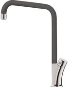 Смеситель Франке Galileo хром/графит фото Смеситель Franke Galileo хром/графит фото