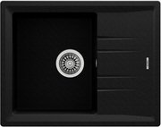 Мойка Тека Stone 45 S-TG 1B 1D Black metallic фото Мойка Teka Stone 45 S-TG 1B 1D Black metallic фото
