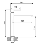 Смеситель Франке Planar Crystal хром/черный фото 4 Смеситель Franke Planar Crystal хром/черный фото 4
