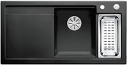 Мойка Бланко AXON II 6 S (чаша справа) керамика клапан-автомат InFino® черный фото Мойка Blanco AXON II 6 S (чаша справа) керамика клапан-автомат InFino® черный фото