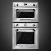 Духовой шкаф комбинированный с микроволновой печью Smeg SF4920MCX1 фото 2