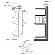 Шкаф духовой электрический с функцией СВЧ MAUNFELD MCMO.44.9GBG фото 4
