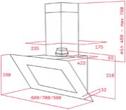Вытяжка Teka DVT 680 W фото 2