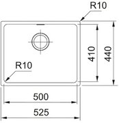 Мойка Franke Sirius SID 110-50 сахара фото 2