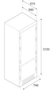 Встраиваемый холодильник Бертаззони REF75PRL фото 4 Встраиваемый холодильник Bertazzoni REF75PRL фото 4