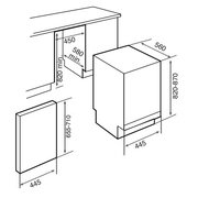 Посудомоечная машина Teka DW1 457 FI фото 3