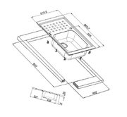 Мойка Смег LV95F-3 фото 3 Мойка Smeg LV95F-3 фото 3