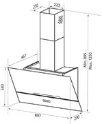Вытяжка Zigmund Shtain K 142.9 W фото 4