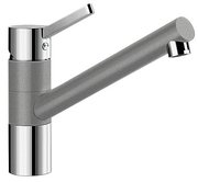 Смеситель Blanco Tivo chrome/Silgranit алюметаллик Смеситель Blanco Tivo chrome/Silgranit алюметаллик