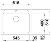 Мойка BLANCO NAYA 6 Silgranit антрацит фото 2 Мойка BLANCO NAYA 6 Silgranit антрацит фото 2