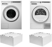 Asko Logic 19 (стиральная машина W4086C.W/3 + сушильная машина T408HD.W + напольный ящик HPS5323W (2 шт))