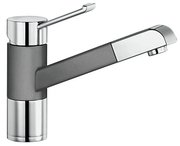Смеситель Blanco Zenos-S chrome/Silgranit алюметаллик Смеситель Blanco Zenos-S chrome/Silgranit алюметаллик