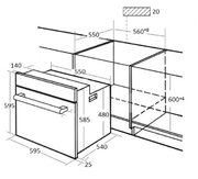 Духовой шкаф Kuppersberg HFZ 690 W фото 2