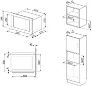 Встраиваемая микроволновая печь Smeg FMI625CN фото 4