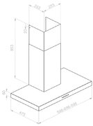 Вытяжка Pando P-823N/90 IX V.850 ECO SEC PLUS фото 2