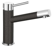 Смеситель Blanco Alta compact chrome/Silgranit антрацит Смеситель Blanco Alta compact chrome/Silgranit антрацит