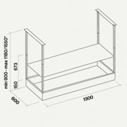 Вытяжка Falmec Spazio 130 Island black matt фото 4
