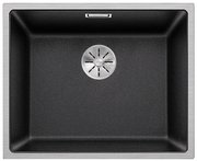 Мойка Blanco SUBLINE 500-IF отводная арматура InFino® антрацит