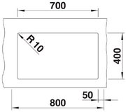 Мойка Бланко ROTAN 700-U Silgranit кофе фото 4 Мойка Blanco ROTAN 700-U Silgranit кофе фото 4
