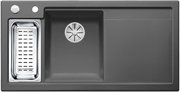 Мойка Бланко AXON II 6 S (чаша слева) керамика клапан-автомат InFino® базальт фото Мойка Blanco AXON II 6 S (чаша слева) керамика клапан-автомат InFino® базальт фото