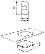 Мойка Смег UM16 фото 2 Мойка Smeg UM16 фото 2