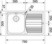 Мойка Франке LLX 611 крыло слева фото 2 Мойка Franke LLX 611 крыло слева фото 2