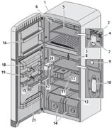 Холодильник Смег FAB50BS фото 4 Холодильник Smeg FAB50BS фото 4