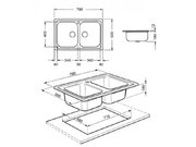 Мойка Smeg SP792N фото 4