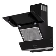 Вытяжка KRONA IRIDA 600 black push button фото 3