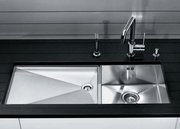 Мойка Бланко Zerox 400/550-T-U чаша справа нержавеющая сталь фото 2 Мойка Blanco Zerox 400/550-T-U чаша справа нержавеющая сталь фото 2