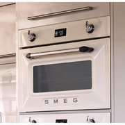 Компактный духовой шкаф с пароваркой Smeg SF4920VCP фото 2