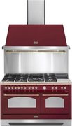 Вытяжка Lofra DOLCEVITA 150 RED BURGUNDY & BRASS фото 4