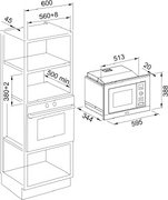 Встраиваемая микроволновая печь Franke FSL 20 MW BK фото 2
