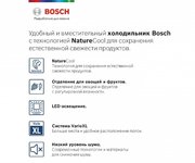 Холодильник с нижней морозильной камерой BOSCH KGE39XL22R фото 2 Холодильник с нижней морозильной камерой BOSCH KGE39XL22R фото 2