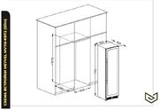 Винный шкаф Meyvel MV110-KST2 Узкий Итальянский орех (Slim) фото 3
