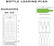 Винный шкаф Dunavox DAU-32.83W фото 3