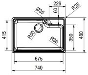 Мойка Franke BCX 610-74 TL сталь фото 2