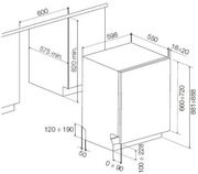 Встраиваемая посудомоечная машина Fulgor Milano FDW 82103 фото 4
