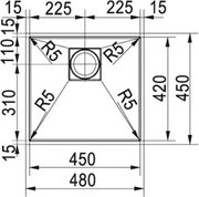 Мойка Franke PKX 110-45/42 фото 3